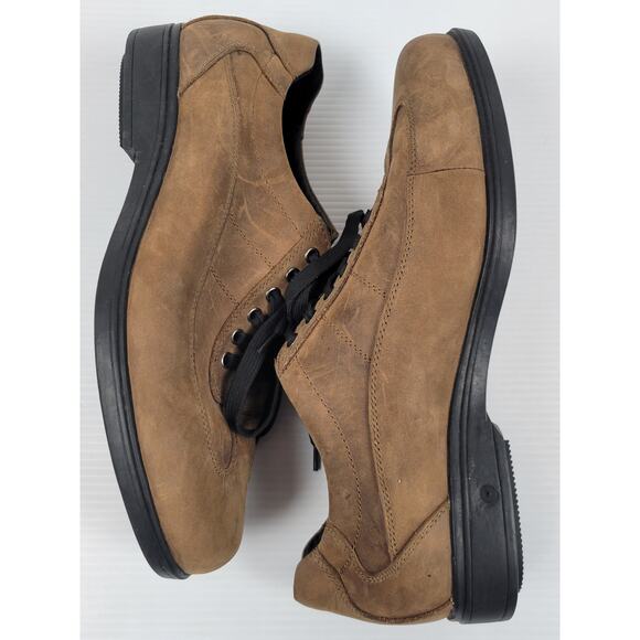 Gravity Defyer G-Defy Mens 12 Dugan Tan Nubuck Comfort Casual Leather Shoes - Picture 5 of 11